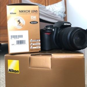 D3100 Nikon with Nikkor Lens